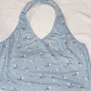 Light blue comfy halter